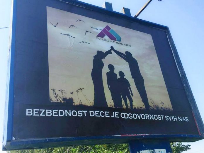 bilbord bezbednost dece