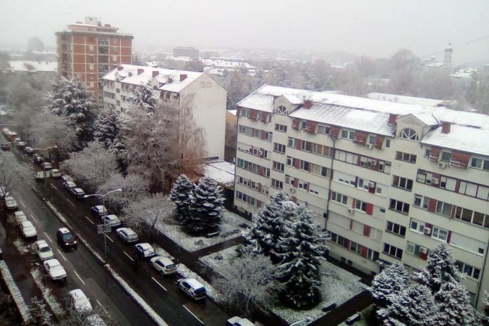 Sneg u Loznici