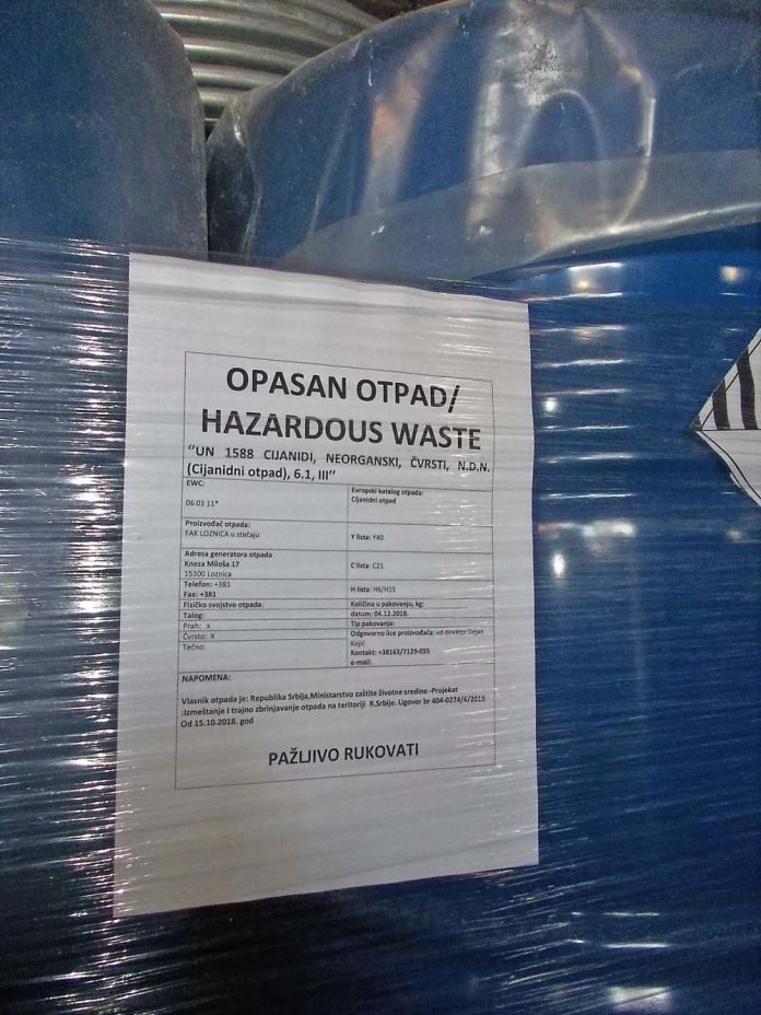 Dobre vesti: Nakon 8 godina čekanja transportuje se opasan otpad van Loznice