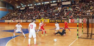 SPEKTAKL U DVORANI LAGATOR: Futsal Srbija - Iran